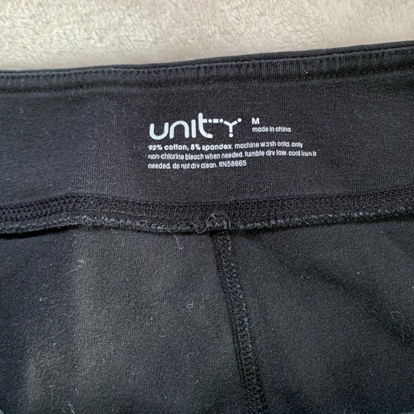 Woman’s medium long shorts black teal - Picture 2 of 3